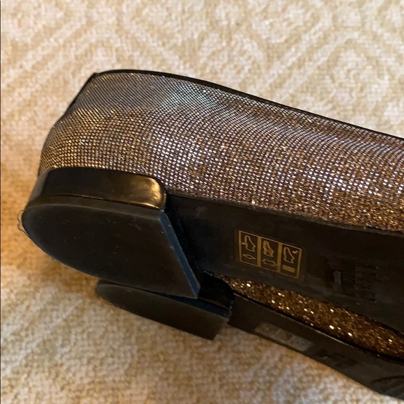 New Stuart Weitzman Glitter leather loafers - Picture 5 of 6